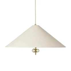 1967 ceiling lamp, Canvas-brass