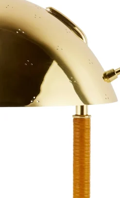 9209 table lamp, Brass-rattan