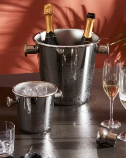 5052 wine cooler stainless steel, 2 bottles