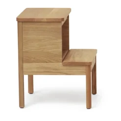A line step stool, Oak