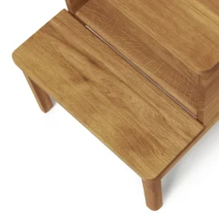 A line step stool, Oak
