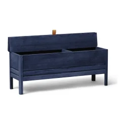 A Line storage bench 111 cm, Indigo Blue Special Edition