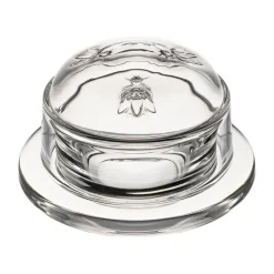 Abeille butter dish Ø10 cm, Transparent