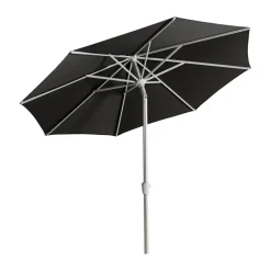 Abriola parasol, Charcoal black, Ø270 cm