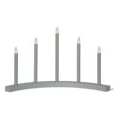 Accent advent candle, grey