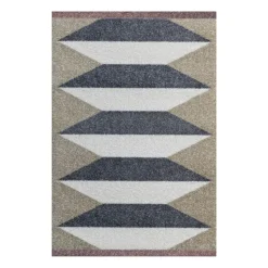 Accordion all-round doormat, Sand, 55x80 cm