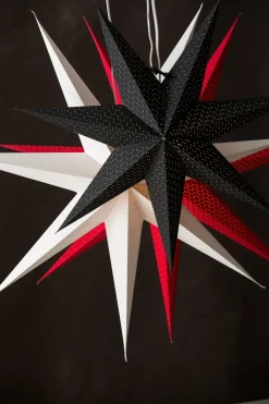 Aino Christmas star black, 60 cm