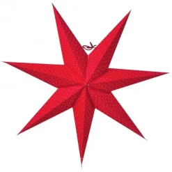 Aino Christmas star slim red, 60 cm