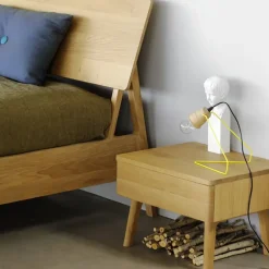 Air bedside table, Hardwax oiled oak