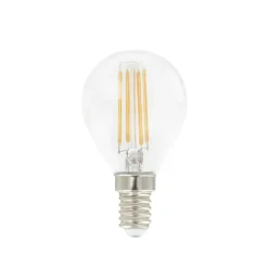 Airam Filament LED 3-step dimming globe light source, Clear, with memory, p45 e14, 5w