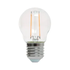 Airam Filament LED-globe E27, Clear, non-dimmable, 2.5w
