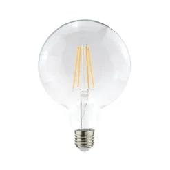 Airam Filament LED-globe 125mm light source, Clear, dimmable e27, 4w
