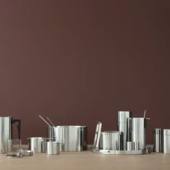 AJ cylinda-line ash tray large, Stainless steel