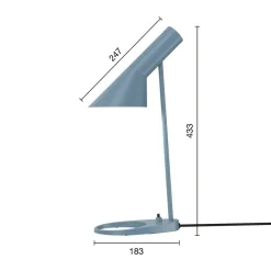 AJ MINI table lamp, Dusty blue