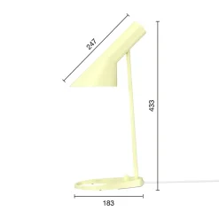 AJ MINI table lamp, Soft lemon