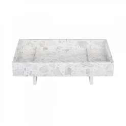 Alegto tray marble 18x30 cm, Nimbus cloud