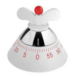 Alessi kitchen timer, white