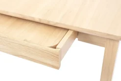 Alfred dining table 90x220 cm, White pigmented oak