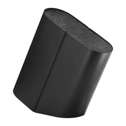 Alfredo knife block, Stainless steel-black