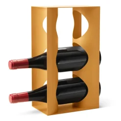 Alfredo wine rack 3 flboxor 33.6x12 cm, Saffron yellow