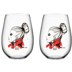 All about you glass 57 cl 2-pack, want you (red)