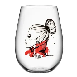 All about you glass 57 cl 2-pack, want you (red)