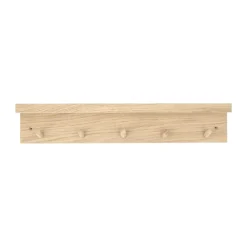 Alley coat rack with shelf, Oak