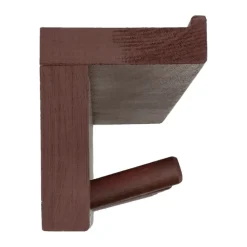 Alley coat rack with shelf, Burgundy