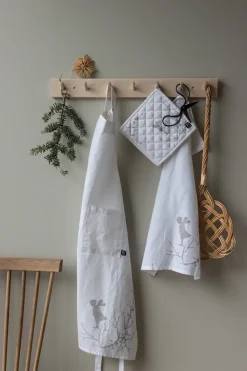 Alv apron, White-grey