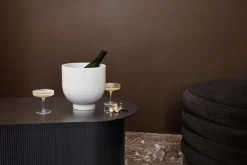 Alza champagne chiller, White Marble