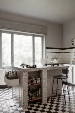 Alza champagne chiller, White Marble