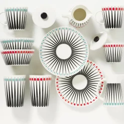 Amanda milk jug, white-tomato (red)