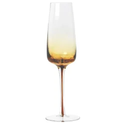 Amber champagne glass, 20 cl
