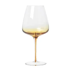 Amber red wine glass, 65 cl