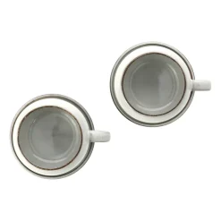Amera cup and saucer, white sands