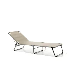Amigo sun lounger, Taupe