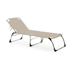 Amigo XXL sun lounger, Taupe