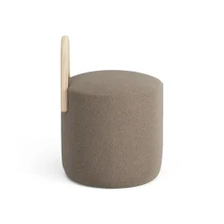 Amstelle pouf small box natural lacquer, Main Line Flax 23