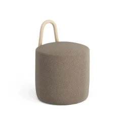 Amstelle pouf small oak natural lacquer, Main Line Flax 23