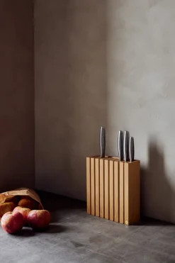 Andersen knife block, Oak