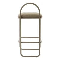 Angui bar stool bouclé, Taupe