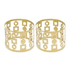 Anima napkin ring 2-pack, Brass