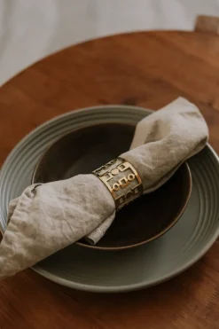 Anima napkin ring 2-pack, Brass