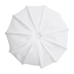 Anna ceiling lamp linen Ø40 cm, White