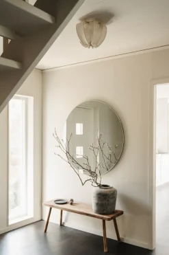 Anna ceiling light mini Ø30 cm, Natural linen