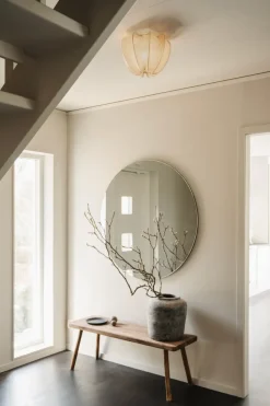 Anna ceiling light mini Ø30 cm, Natural linen