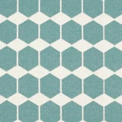 Anna rug aqua large, 150x200 cm