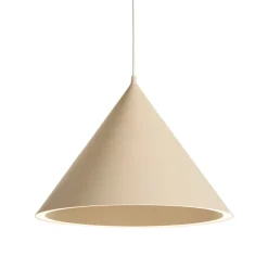 Annular pendant large, Beige