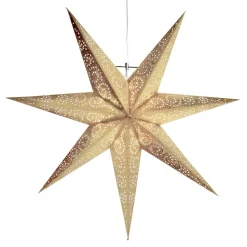 Antique advent star 60 cm, gold