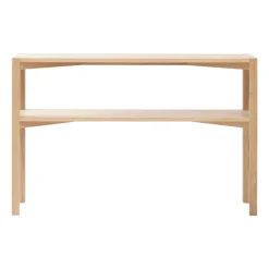 Anton console table 35x125 cm, White pigmented oak